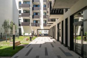 Budova, v ktorej sa apartmánový hotel nachádza