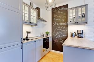 
Kuchnia lub aneks kuchenny w obiekcie Motława Apartment - the Best Location
