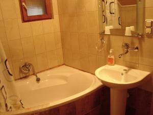 Koupelna v ubytování Apartments Pavlić