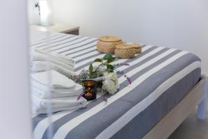 Una cama o camas en una habitación de MareinSicilia: Talia Residence