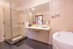 Koupelna v ubytování Alba Hotel Meru