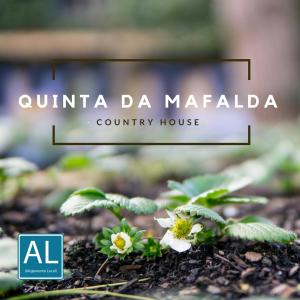 a sign that reads quina da marida county house at Quinta da Mafalda in Mira