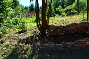 Vonkajšia záhrada v ubytovaní Domek Klimaty- Kamieńczyk