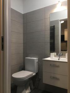 Kúpeľňa v ubytovaní Ametyst Apartments + 37 fotografií