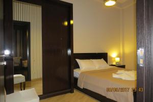 Кровать или кровати в номере Luxury Villa Nieli