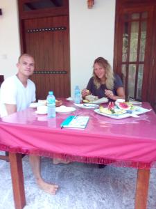 Jídlo v vily nebo okolí