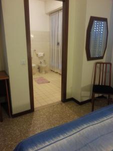 Koupelna v ubytování Hotel Lombardia