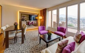 Istumisnurk majutusasutuses Suitenhotel Parco Paradiso
