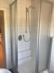 Koupelna v ubytování Ferienwohnung Gut Nietberg
