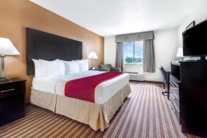 Postel nebo postele na pokoji v ubytování Days Inn & Suites by Wyndham Dallas + 9 fotografií