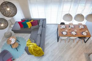Posedenie v ubytovaní Apartament Sun House SAUNA KOMINEK SKRZYCZNE