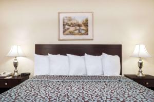 Days Inn by Wyndham Indianapolis Northeast客房内的一张或多张床位