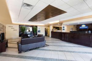 a lobby of a hospital with a waiting room at Days Inn by Wyndham Albion in Albion