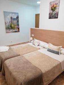 Posteľ alebo postele v izbe v ubytovaní Complejo Turistico la Pinada