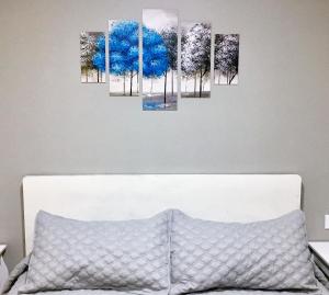 Ein Bett oder Betten in einem Zimmer der Unterkunft Apartamentos Maladeta
