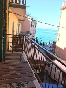 En balkon eller terrasse på Casa LA MARINA