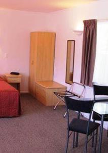 Posezení v ubytování Riverview Motel