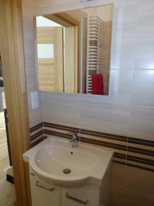 Kúpeľňa v ubytovaní Apartament DERUBEIS