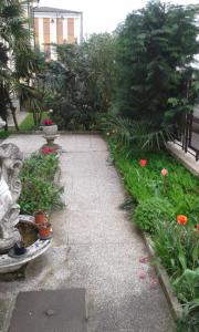 Zahrada ubytování B&B Pereuka