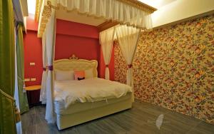 Letto o letti in una camera di Mori Inn
