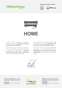 Certifikát, ocenenie alebo iný dokument vystavený v ubytovaní Carrera Home Appartamenti Verona - Bike Hotel