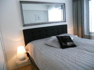 Ένα ή περισσότερα κρεβάτια σε δωμάτιο στο Aurora Suite