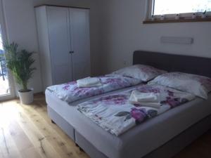Posteľ alebo postele v izbe v ubytovaní Scheffsnoth 142