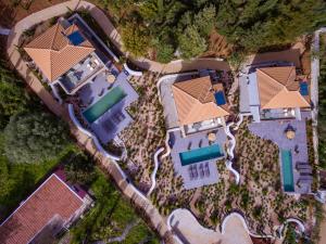 Pohľad z vtáčej perspektívy na ubytovanie North Point Houses