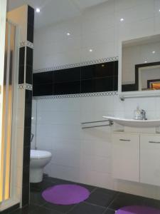 Luxus Apartments tesisinde bir banyo