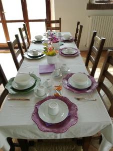 Reštaurácia alebo iné gastronomické zariadenie v ubytovaní La Vecchia Stalla B&B