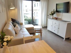 Posezení v ubytování Apartamento Fonte de Ons