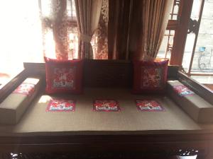 Pingyao HongJingYuanGuesthouse的休息区