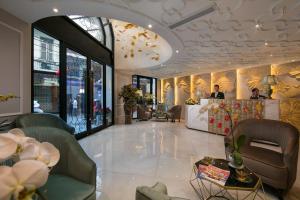 Istumisnurk majutusasutuses Hanoi Allure Hotel
