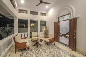 A seating area at Griya Asih