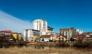 Výhľad na mesto Kołobrzeg alebo výhľad na mesto priamo z apartmánu