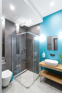 Ванная комната в Kings City - Sławkowska Apartments