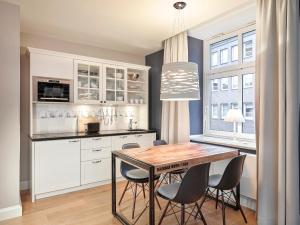 Kuchyň nebo kuchyňský kout v ubytování Hapimag Ferienwohnungen Hamburg