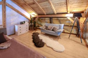 Postel nebo postele na pokoji v ubytování Private Luxury Chalet