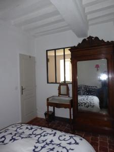 Postel nebo postele na pokoji v ubytování Etape du Pont Pinard