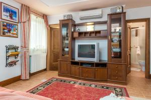 TV a/nebo společenská místnost v ubytování Apartment Noa Opatija