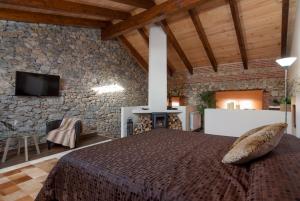 Posteľ alebo postele v izbe v ubytovaní Estudio Sonido y Jacuzzi