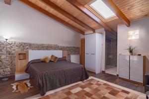 Posteľ alebo postele v izbe v ubytovaní Estudio Sonido y Jacuzzi