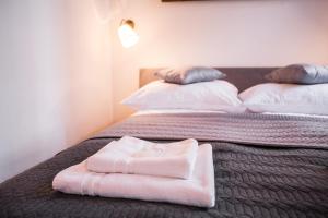 Posteľ alebo postele v izbe v ubytovaní Lovenovsky Apartments