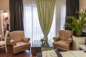Ruang duduk di Hotel Mirror