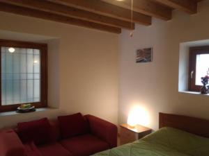 Posezení v ubytování B&B Medole