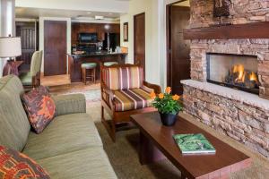 Area soggiorno di Hyatt Vacation Club at Pinon Pointe, Sedona
