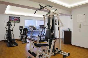 Fitness centrum a/nebo fitness zařízení v ubytování Grand Mercure Vadodara Surya Palace