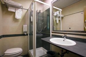 Koupelna v ubytování Dipendenza Hotel Bellavista