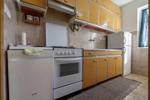 Kuchyň nebo kuchyňský kout v ubytování Apartman Željka