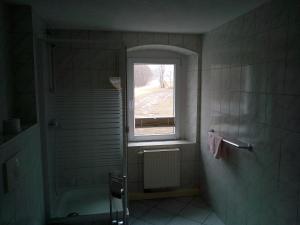 Koupelna v ubytování Gaststätte & Pension Jägerwäldchen